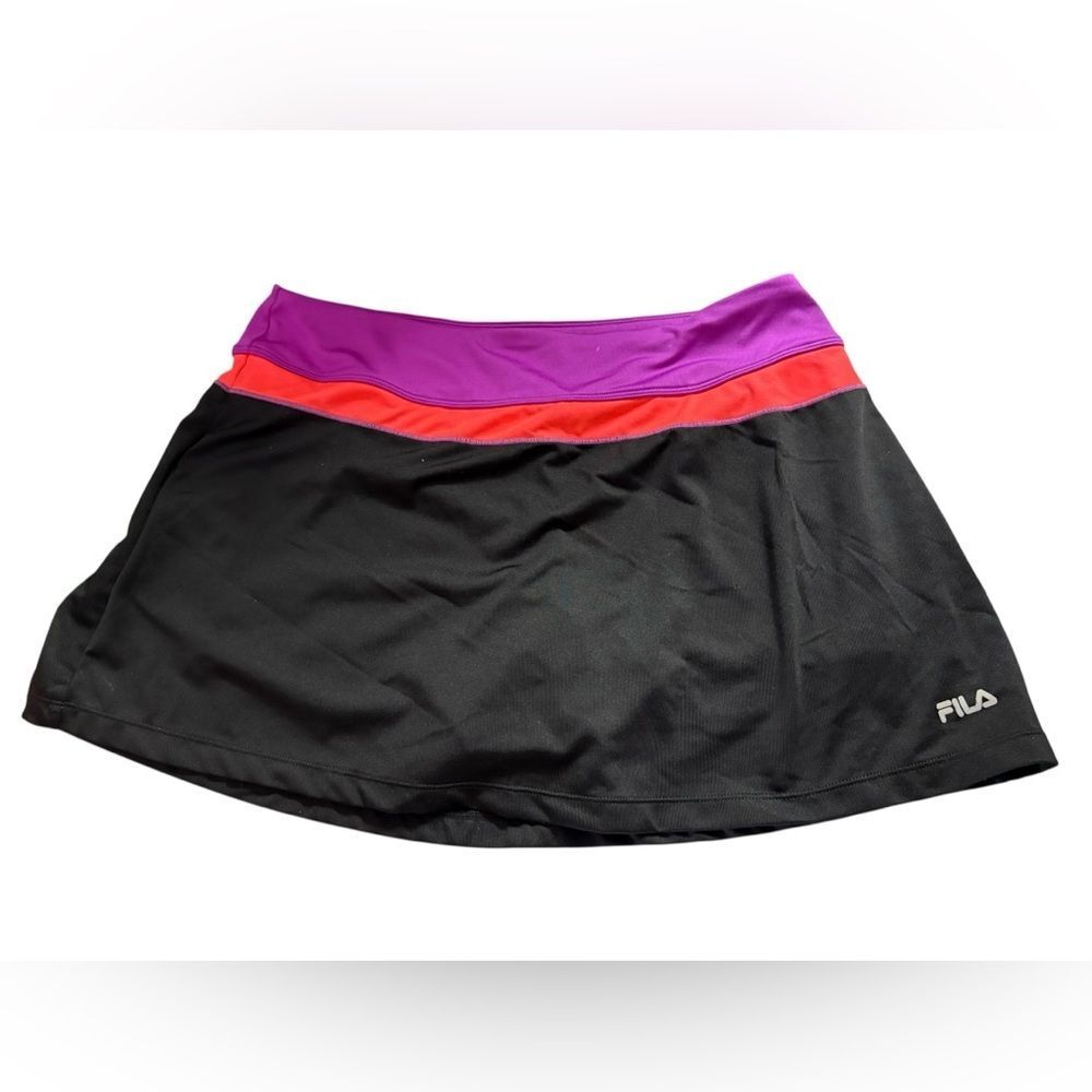 Fila Black, Purple, and‎ Red Pickleball Skirt